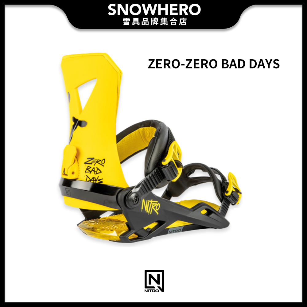 SNOWHERO2324雪季新品NITRO尼卓单板滑雪男子全地形自由式固定器-图1