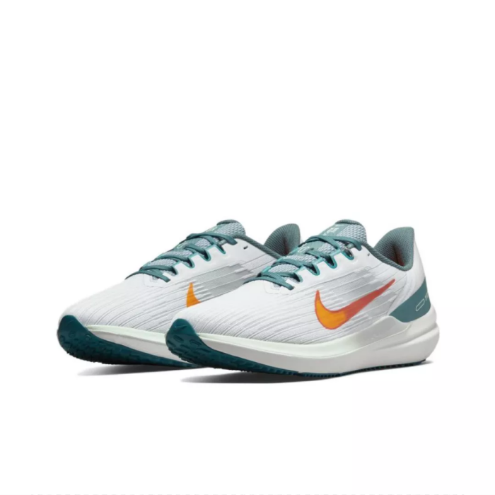 Nike耐克 Air Winflo 9 耐磨防滑 轻便训练跑步鞋 灰蓝DD6203-005 - 图3