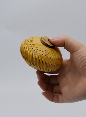 纯手工竹编飞碟蝈蝈蟋蟀昆虫非遗
