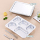 304 stainless steel dining tray canteen adult partition fast food
