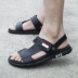 Bên ngoài mang dép nam 2019 hè mới sandal sandal đỏ dép và dép đi trong nhà phiên bản Hàn Quốc của xu hướng giày đi biển thông thường - Sandal dép xăng đan nam Sandal