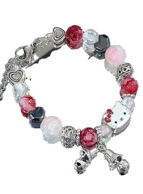 猫咪陶瓷景德镇手链可爱