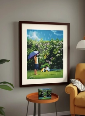 实木相框4k2k装裱框架大画框批发