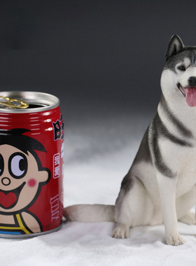 【Mr.Z】1/6 哈士奇2.0 高端动物模型仿真狗狗树脂摆件治愈系手办