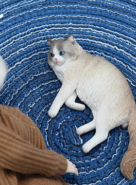 JXK 布偶猫3.0动物模型 仿真宠物猫咪家居桌面摆件手办迷你潮玩