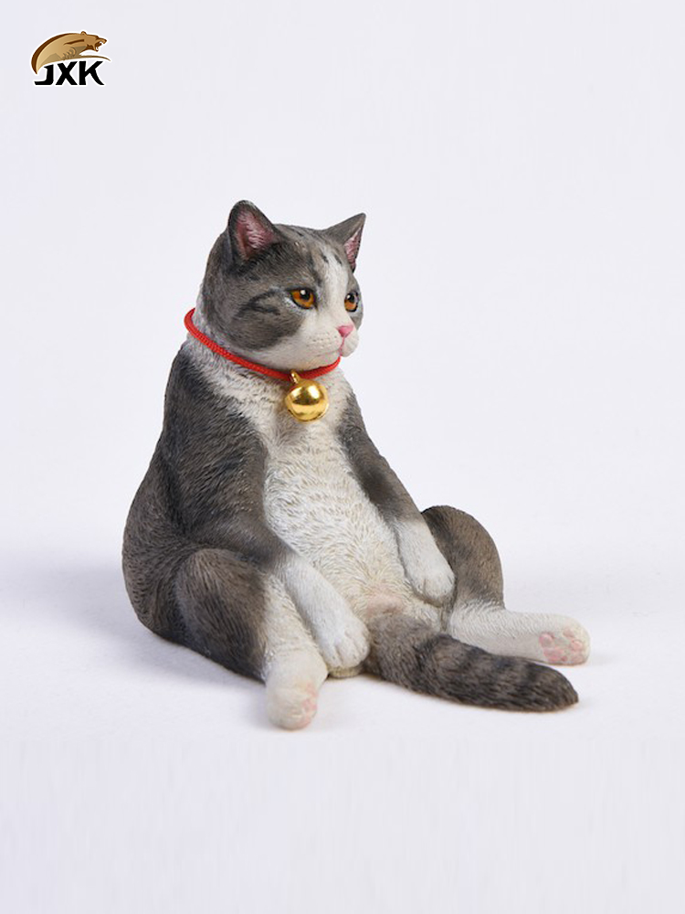 【JXK】官方正品 美国短毛猫咪 JXK 懒猫系列模型 治愈系摆件礼品 - 图2