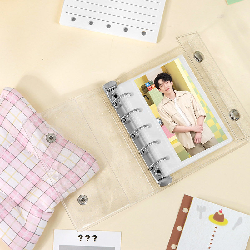 bulingbuling透明a6a7m5手账本外壳封皮收纳卡册pvc活页本,淘宝优惠券,粉丝福利购,淘宝优惠卷