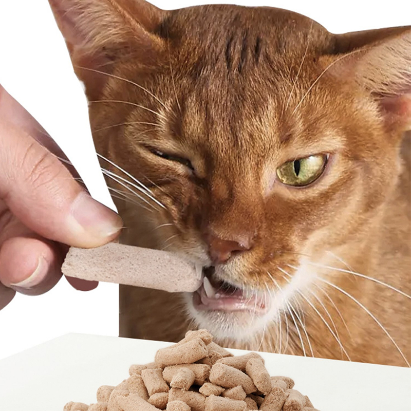 吉萌萌宠物猫咪冻干零食狗狗训练奖励鸡肉鸭肉蛋黄粒鳕鱼营养增肥