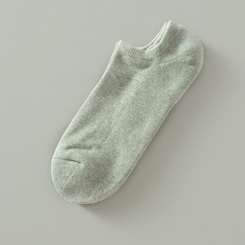 5双毛巾底加厚袜子短袜毛圈袜运动跑步船袜潮吸汗纯棉短筒白袜子,淘宝优惠券,粉丝福利购,淘宝优惠卷