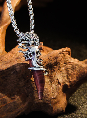 捡漏特价清仓钛钢项链男嘻哈衣服配饰挂饰潮复古吊坠女挂件不掉色