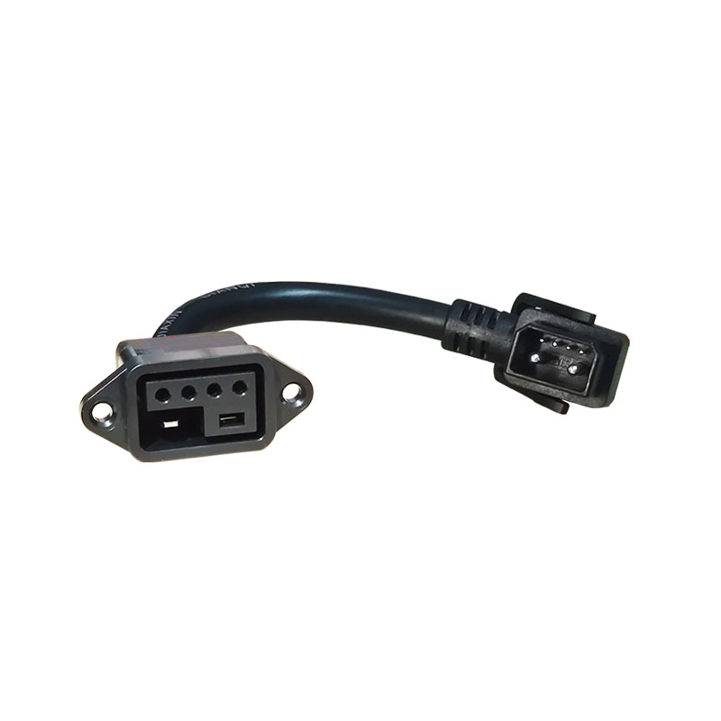 爱玛电动车2+4新国标锂电池转换头凌锋L101充电器转接线纯铜配件 - 图3