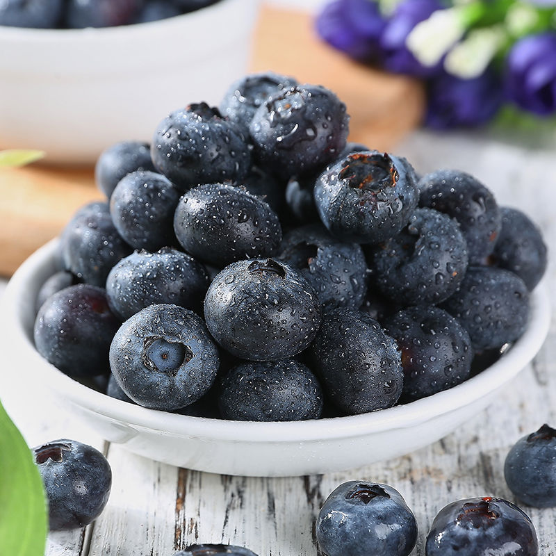 云野鲜果云南新鲜蓝莓鲜果当季蓝梅水果包邮时令国产大果整箱/6盒空运包邮1