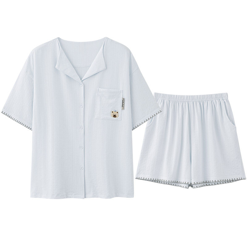 马克公主情侣睡衣女夏新款多巴胺甜美纯棉短袖男生可爱小熊家居服,淘宝优惠券,粉丝福利购,淘宝优惠卷