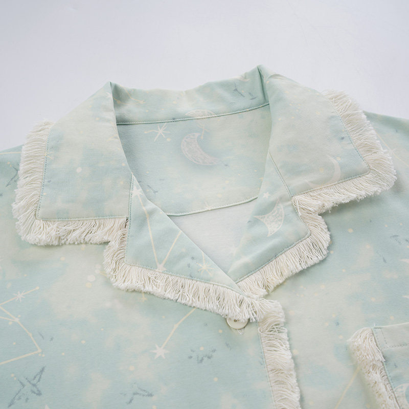 马克公主情侣睡衣女春秋高级感纯棉长袖卡通星空套装外穿家居服男,淘宝优惠券,粉丝福利购,淘宝优惠卷