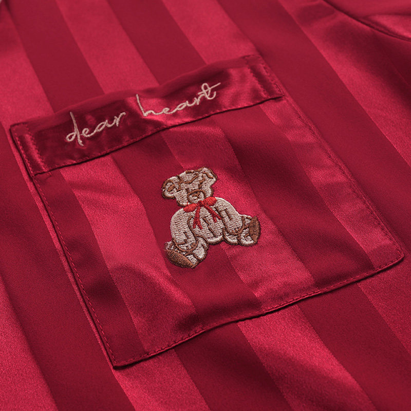 马克公主情侣夏季冰丝本命年睡衣 马克公主睡衣/家居服套装