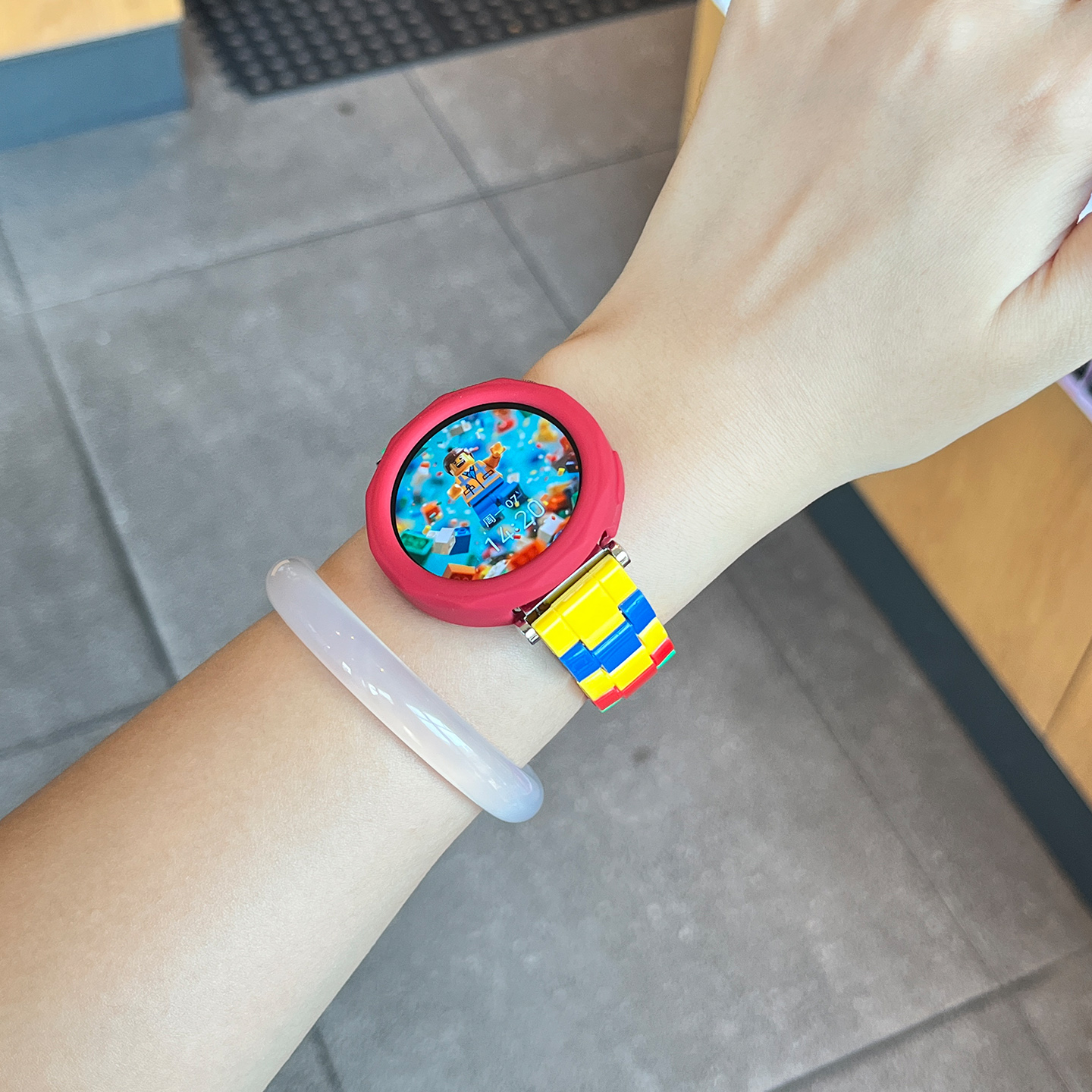 适用于华为gt5表带watch5新款gt6树脂gt4积木创意腕带WATCH4/3pro智能JY运动手表男女款荣耀fit夏季保护壳套 - 图0