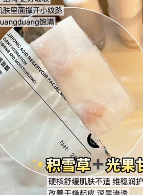 DSCAIYI迪斯采译玻尿酸水库面膜韩国进口水光面膜10片/盒一组3盒