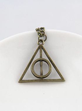 哈利波特死亡圣器项链电影周边男