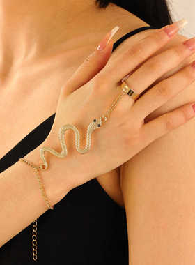 高颜值礼物蛇形饰品朋克