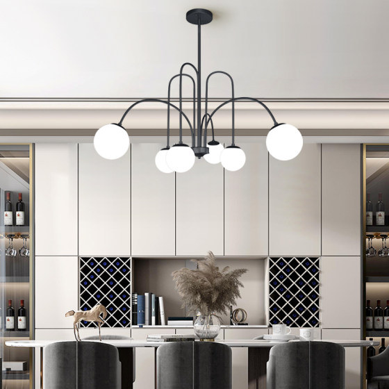 Nordic American country magic bean chandelier dining room living room lamp