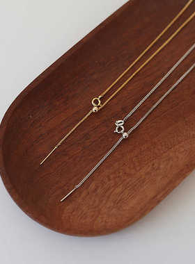 百搭14k包金万能链针式项链