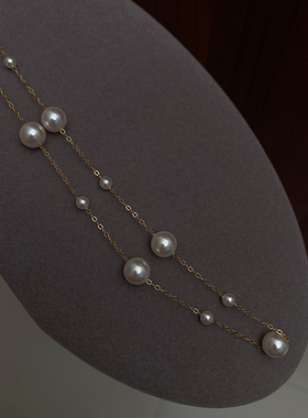 小众气质珍珠项链925纯银