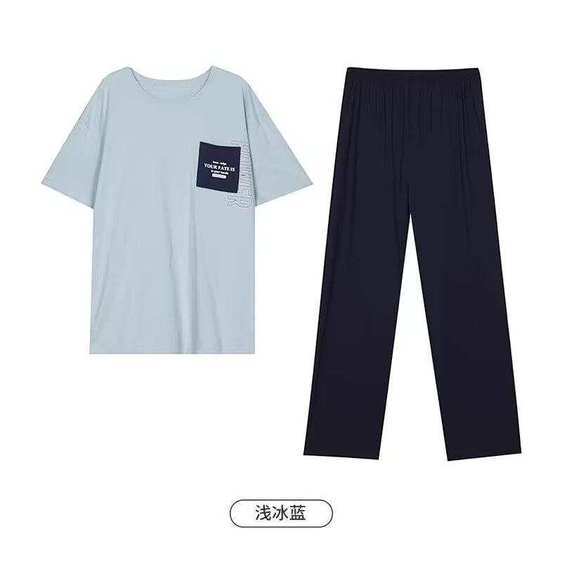 都市丽人男士睡衣24新款100%纯棉短袖长裤可外穿家居服套装FH42A2,淘宝优惠券,粉丝福利购,淘宝优惠卷