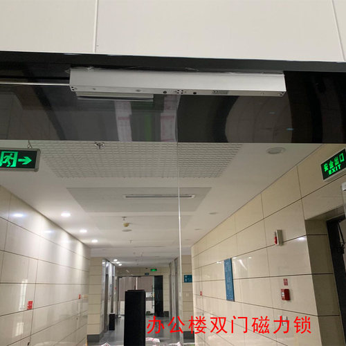 昕亿280KG双门明装延时信号反馈电磁锁磁力锁门禁专用磁力锁电吸 - 图2