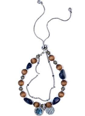 八大守护种子字芭比檀手链 | 万物叁仟