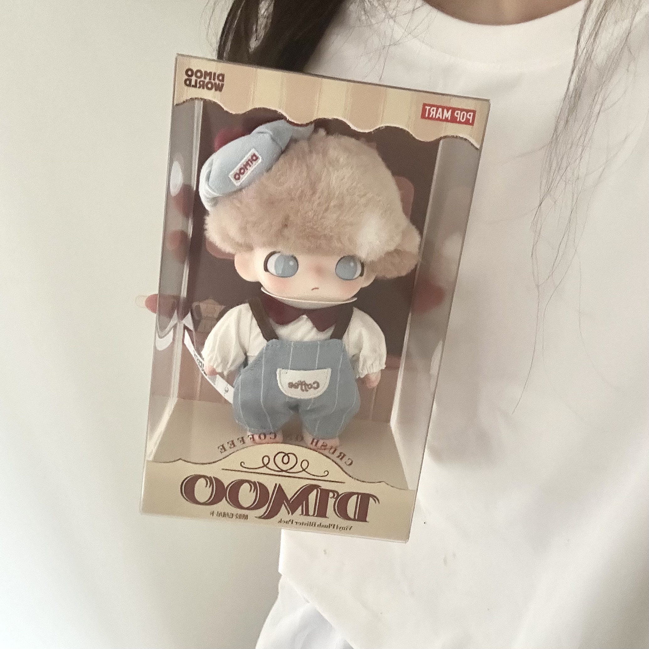 POPMART泡泡玛特DIMOO心动特调系列搪胶毛绒吊卡潮流玩具手办摆件 - 图0