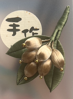 手工制作女高级感小众设计感缠花胸针送长辈送闺蜜送老师佳品