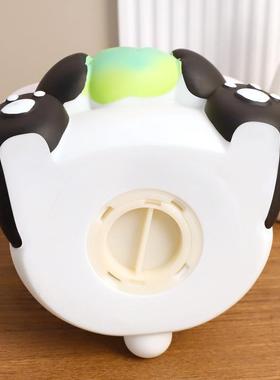 创意可爱贪吃熊猫存钱罐储蓄罐家居桌面装饰大容量儿童创意礼品