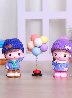 可爱卡通娃娃家居摆件客厅电视柜酒柜书房卧室全家福装饰品小摆设