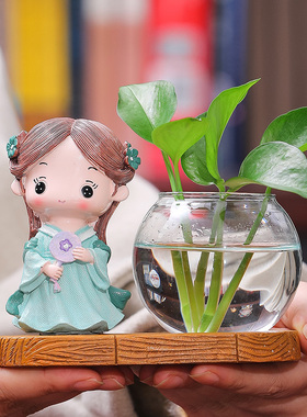 极速创意中式四大美女家居摆饰电视酒柜I客厅轻奢现代办公室桌面