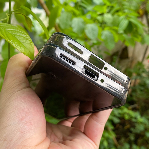 墨水透黑色80适用Pura70华为P50/P60手机壳mate40pro+透明p30全包P40男12直边nova10/11女9防摔8se简约硅胶软 - 图3