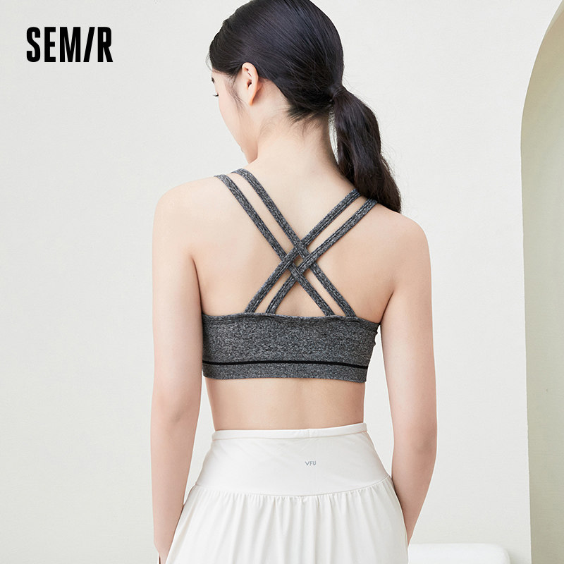 森马美背运动女学生高中无钢圈文胸 森马内衣文胸