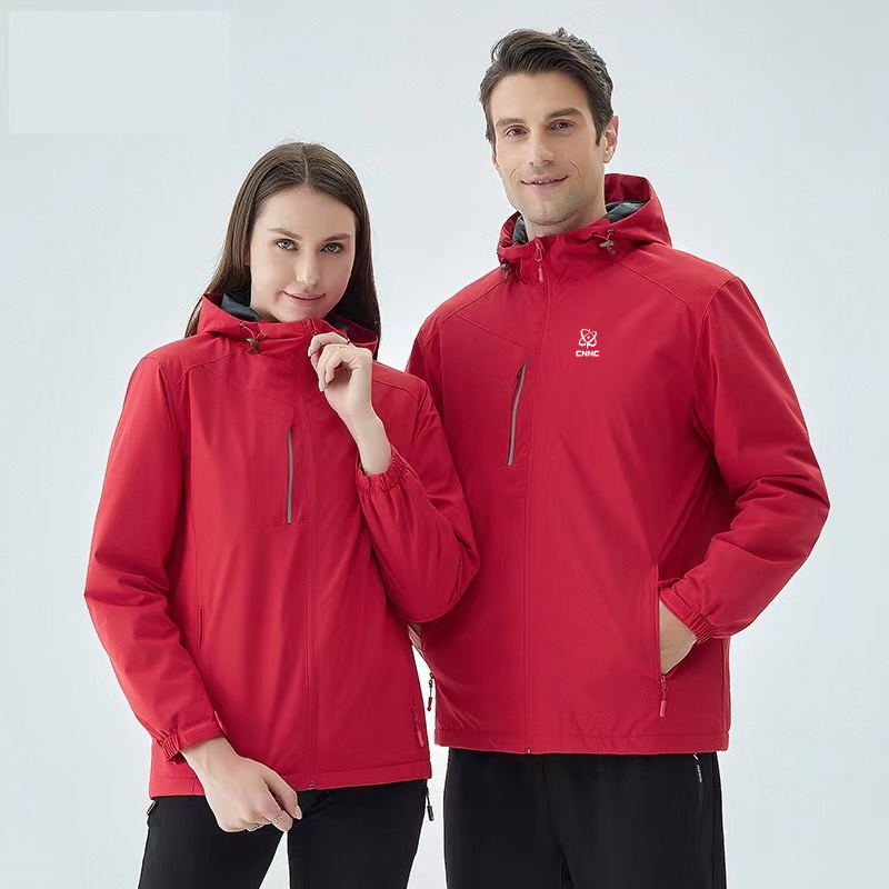 秋冬中国核工业CNNC核能建设核电冲锋衣男女工作服夹克外套可定制 - 图3