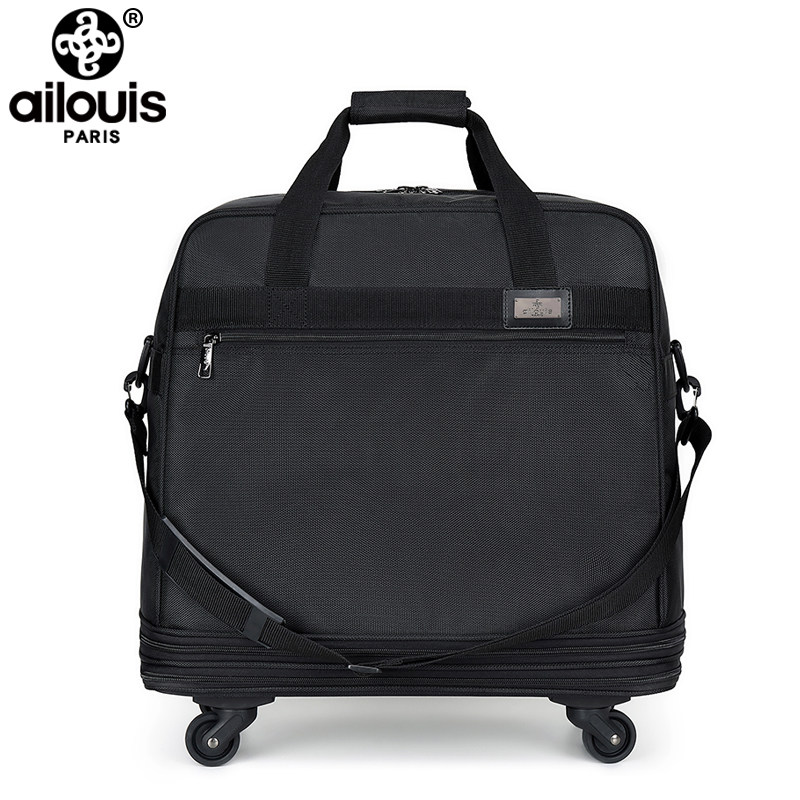 爱路易超大容量女可折叠航空行李箱 ailouis爱路易旅行袋