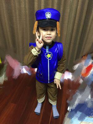 圣诞节万圣节汪汪队衣服cosplay儿童狗狗巡逻队阿奇毛毛cos服装 - 图1