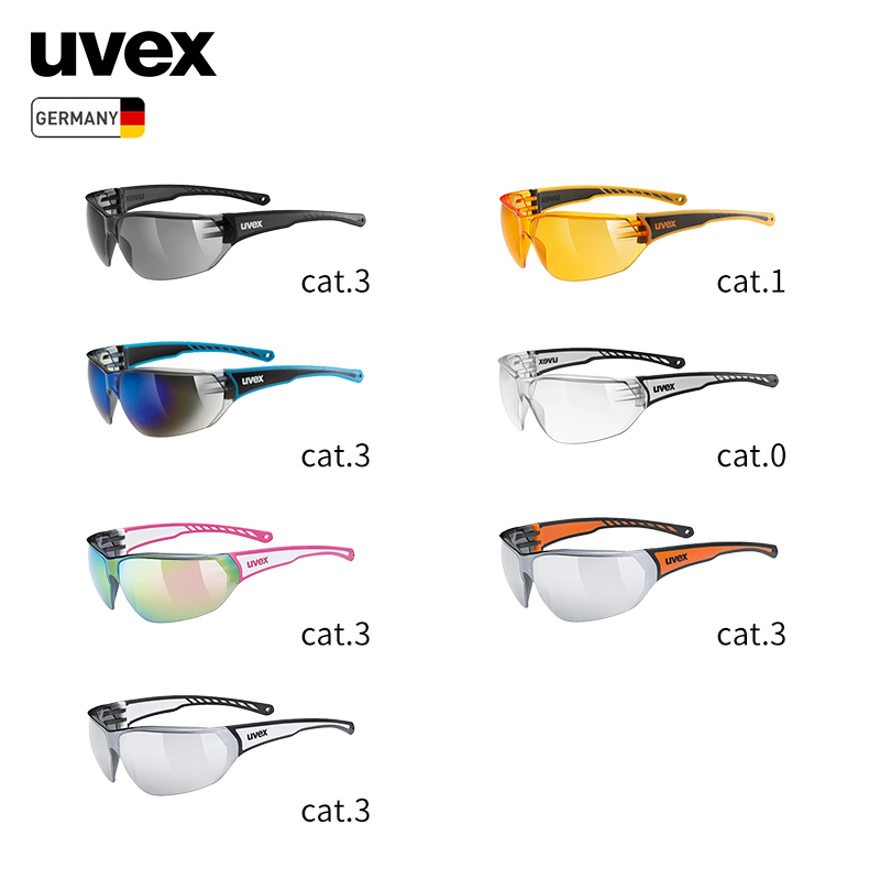 uvex 204/223骑行眼镜太阳镜女户外运动护目镜跑步眼镜防紫外线 - 图2