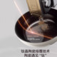 German titanium uncoated ceramic non-stick wok household flat-bottomed wok special for induction cooker gas stove