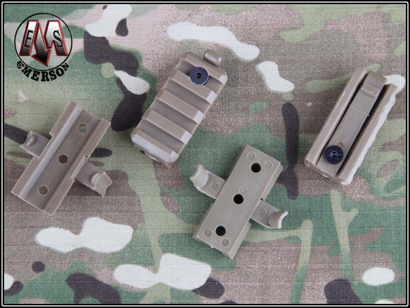 爱默生OPS/FAST/ACH/MICH米奇战术头盔配件模块电筒导轨支架底座 - 图2