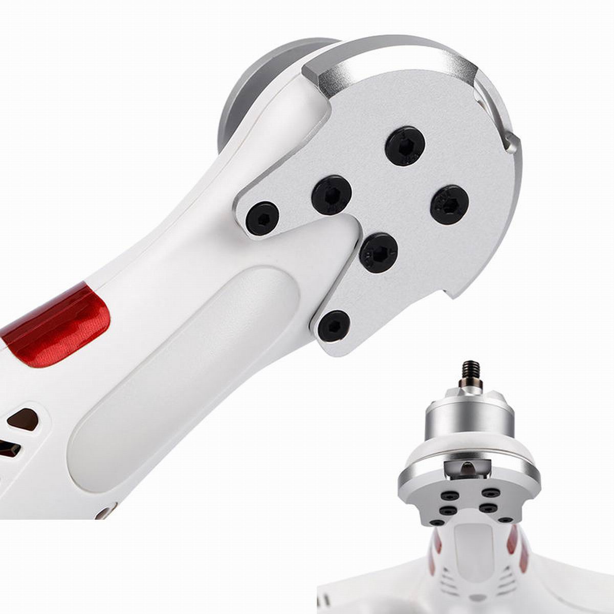 DJI大疆Phantom3 精灵3 保护电机座防开裂 金属加固件 P3 P2 - 图3