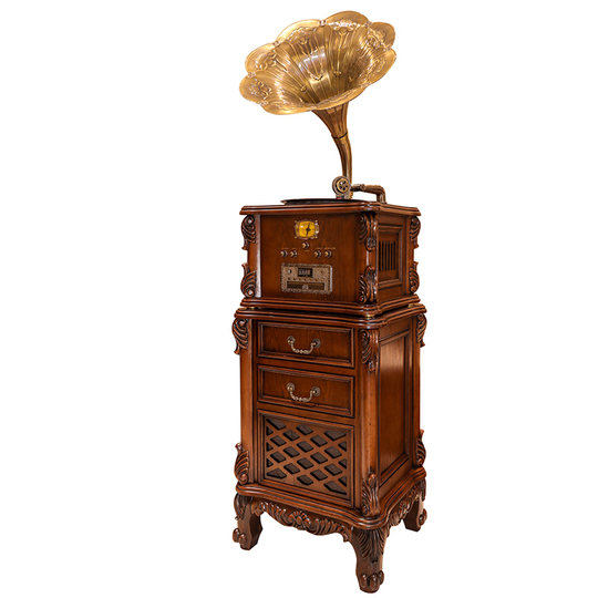 Big speaker machine vinyl record player today