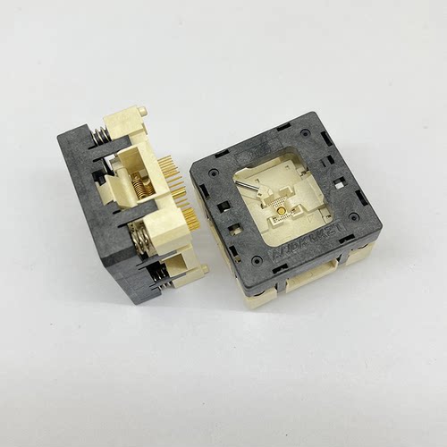 QFN40测试座烧录座老化座 0.4mm 5×5mm IC焊接座790-62040-101T - 图3