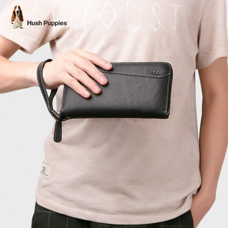 暇步士手拎包长款真皮男士潮男钱包 暇步士若羽钱包