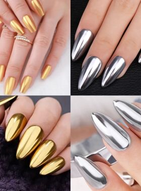 1pcs Nail Glitter Metallic Rubbing Dust Gel Polish Pigment S