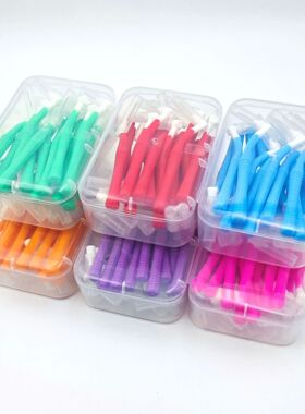 L type Toothbrush Interdental brush interchangeable interden