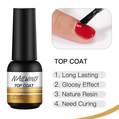 Nail primer Nailwind Top Base Coat All For Manicure Gel Varn - 图1