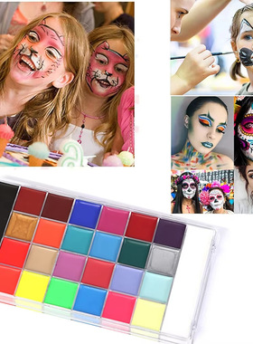20 Color Oily Painted Face Pigments Stage Makeup Halloween C